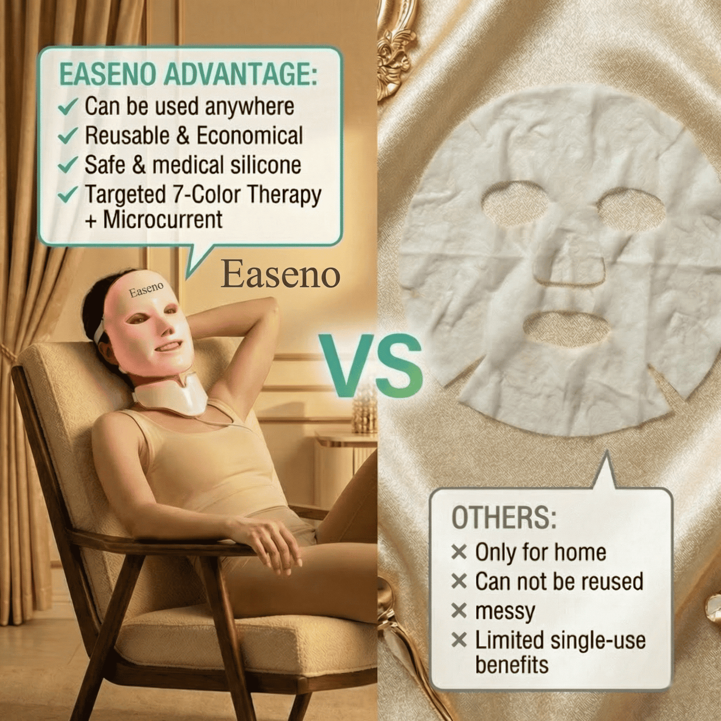 Easeno™ Precision LED Therapy Mask