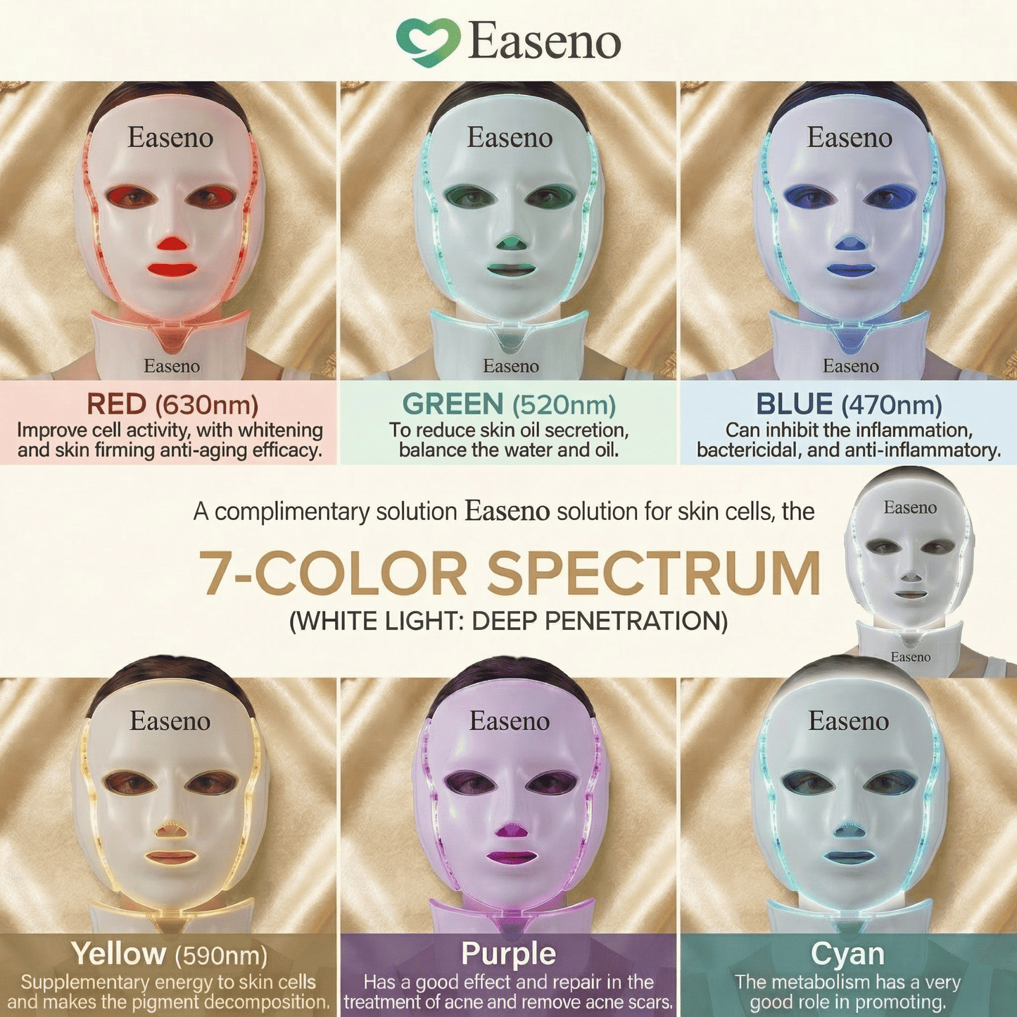 Easeno™ Precision LED Therapy Mask